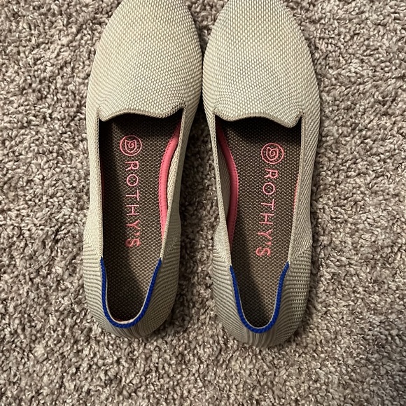 Double Stitch Linen Rothy Loafers - Picture 4 of 6